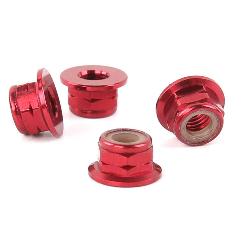 100 PCS iFlight M5 CW 6061 Aluminum Motor Screw Nuts Nylon Insert Self Lock Flange Nut for RC FPV...