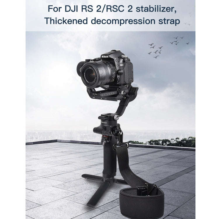 STARTRC Thickening Stress Relieving Neck Strap Lanyard Hang Rope Buckle for DJI RONIN RS-2 /  RON...