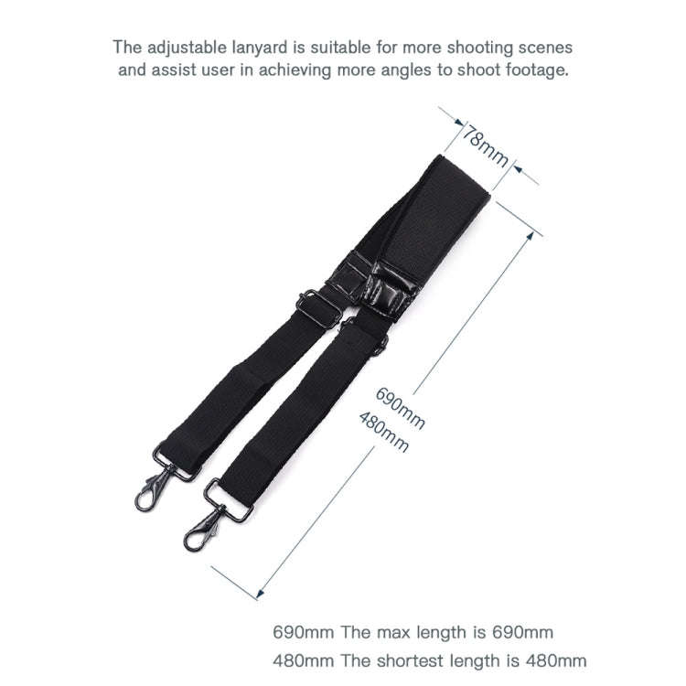 STARTRC Thickening Stress Relieving Neck Strap Lanyard Hang Rope Buckle for DJI RONIN RS-2 /  RON...