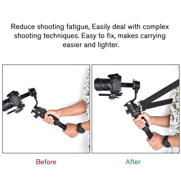 STARTRC Thickening Stress Relieving Neck Strap Lanyard Hang Rope Buckle for DJI RONIN RS-2 /  RON...