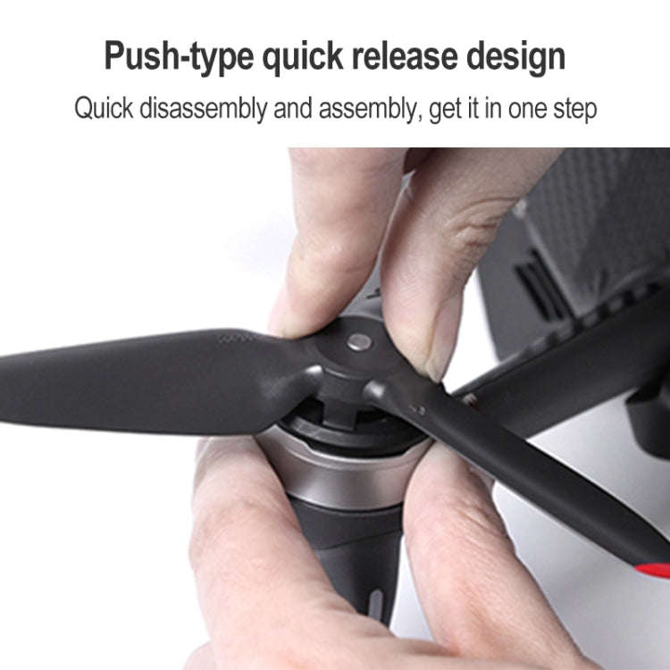 2 Pairs Sunnylife 5328S Quick-release Propellers for DJI FPV(Red)