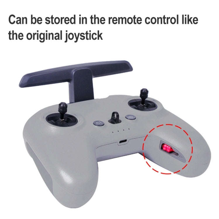 Sunnylife FV-YG9306 Aluminum Alloy Rocker Joystick for DJI FPV Remote Control 2 (Black)
