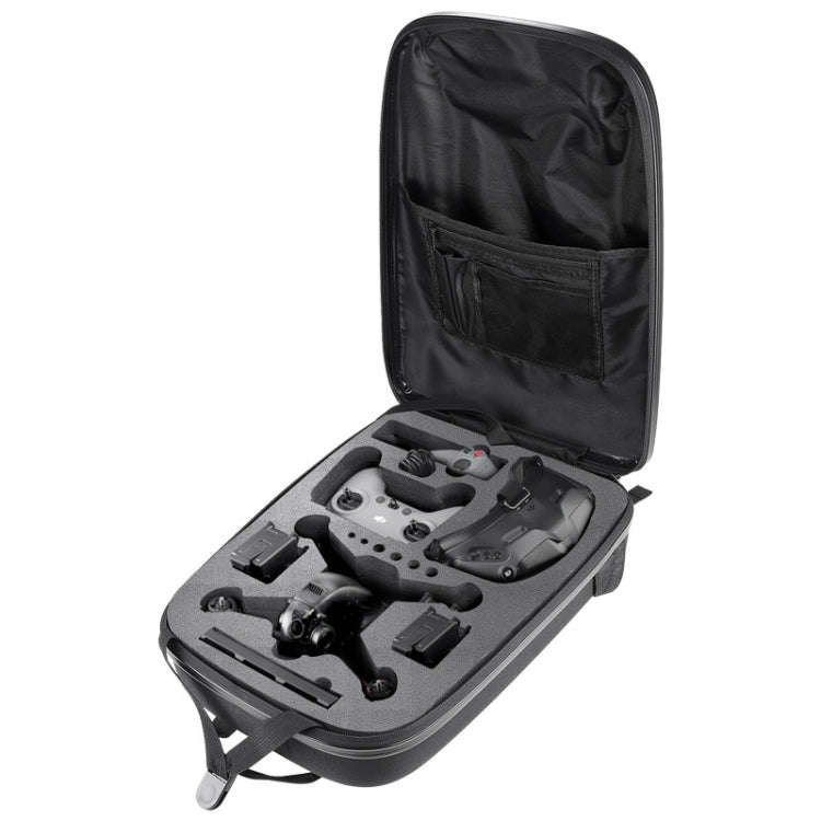 Waterproof Backpack Shoulders Turtle Hard Case Storage Box Outdoor Travel Bag for DJI FPV(Metalli...