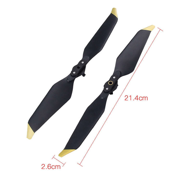 2 Pairs 8331 Noise Reduction Quick-Release CW / CCW Propellers for DJI Maivc Pro Platinum & Pro(G...