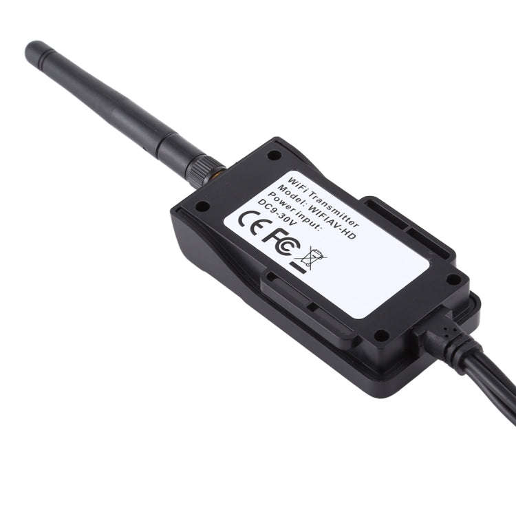 903S WiFi HD Video Transmitter for Car, with Mini Butterfly Type Rear View Camera(Black)