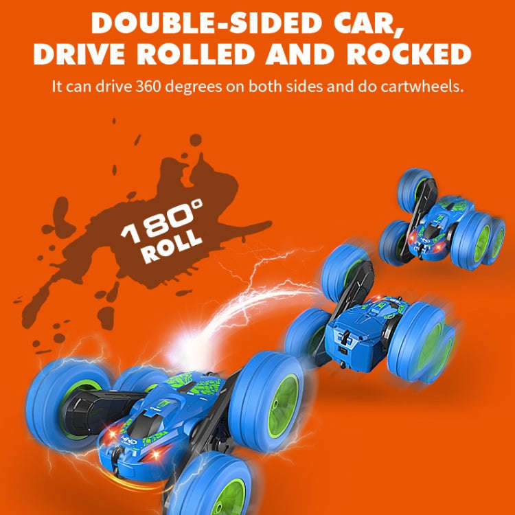 JJR/C Q9 2.4Ghz Remote Control Stunt Tumbling Car Vehicle Toy (Blue)