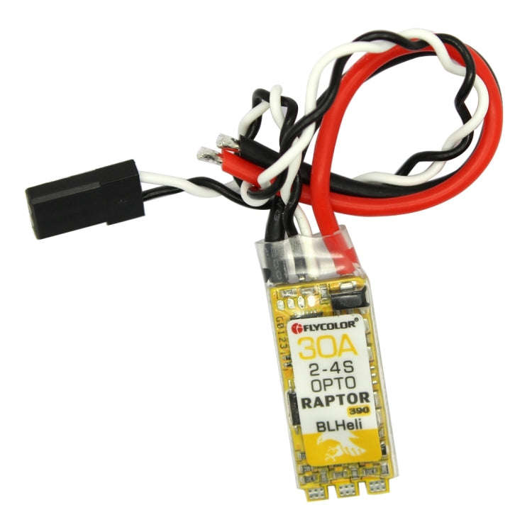 4 PCS Flycolor Raptor 390 30A 2-4S Electric Speed Controller