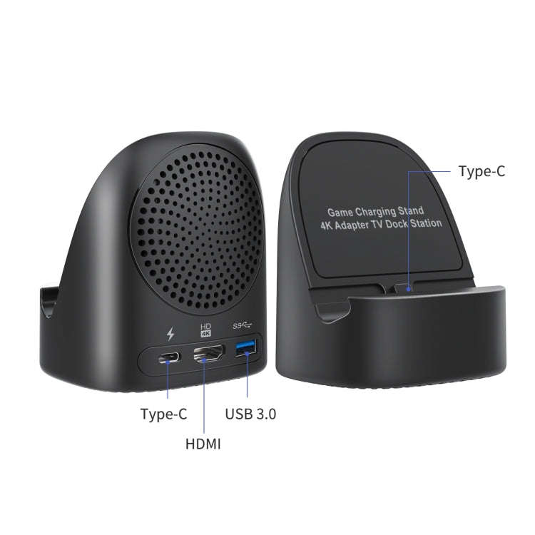 Game Charging Stand 4K Adapter TV Dock Station