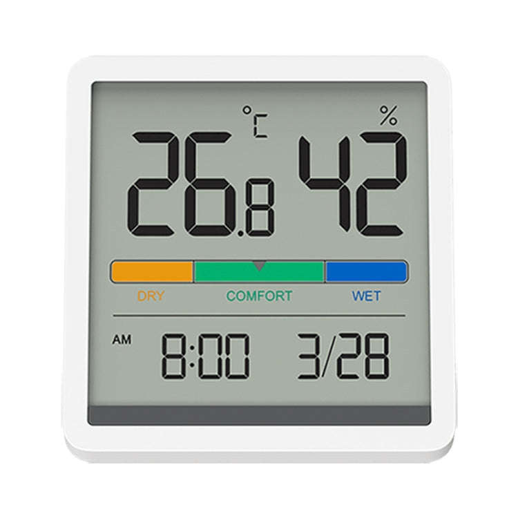 Original Xiaomi Youpin Miiiw Silent Indoor Temperaturer And Humidity Clock with Large 3.34 inch L...