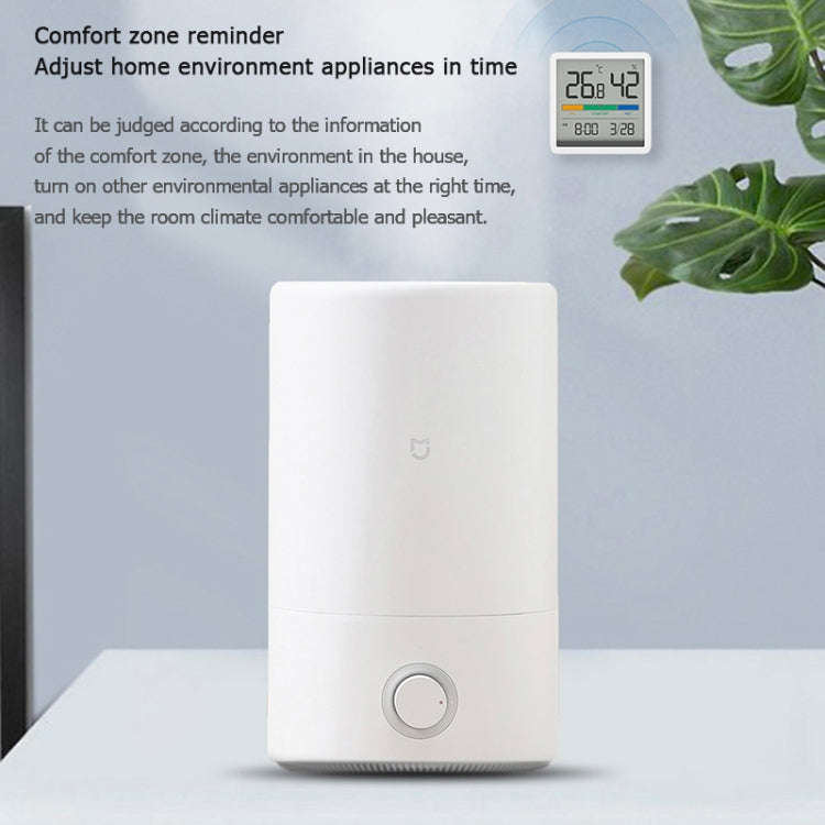 Original Xiaomi Youpin Miiiw Silent Indoor Temperaturer And Humidity Clock with Large 3.34 inch L...