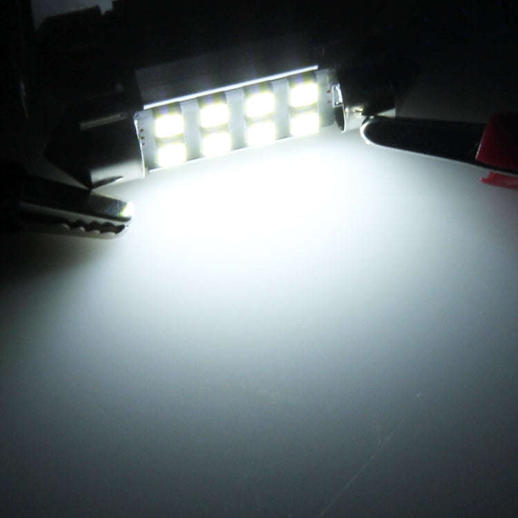 2 PCS 36mm Festoon 3W 300LM White Light 8 LED 3528 SMD Canbus Error-Free Car Reading Lamps,  DC 12