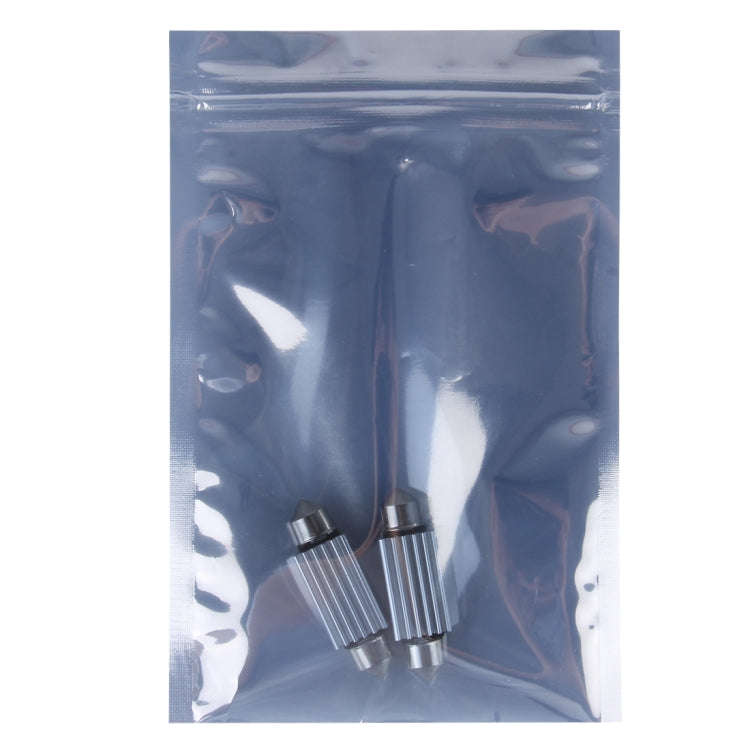2 PCS 39mm Festoon 3W 300LM White Light 8 LED 3528 SMD Canbus Error-Free Car Reading Lamps, DC 12