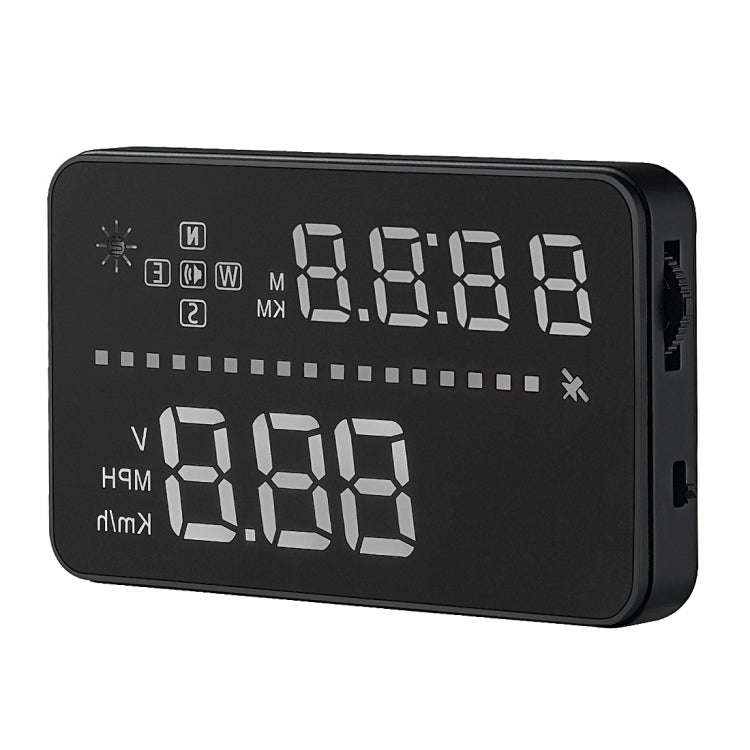 A3 3.5 inch Car GPS HUD / OBD Vehicle-mounted Gator Automotive Head Up Display Security System wi...