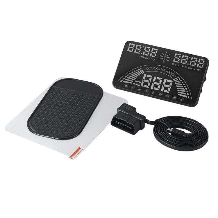 S7 5.8 inch Car GPS HUD / OBD2 Vehicle-mounted Gator Automotive Head Up Display Security System w...