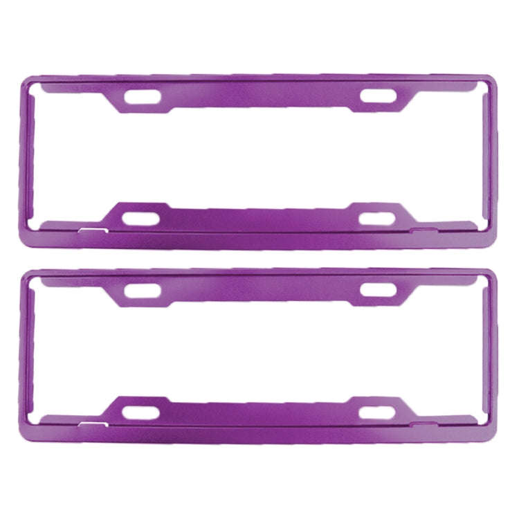 2 PCS Car License Plate Frames Car Styling License Plate Frame Aluminum Alloy Universal License P...