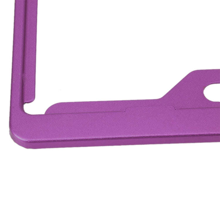 2 PCS Car License Plate Frames Car Styling License Plate Frame Aluminum Alloy Universal License P...