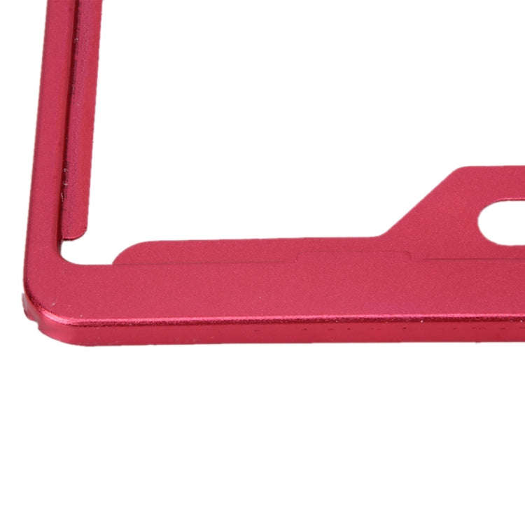 2 PCS Car License Plate Frames Car Styling License Plate Frame Aluminum Alloy Universal License P...