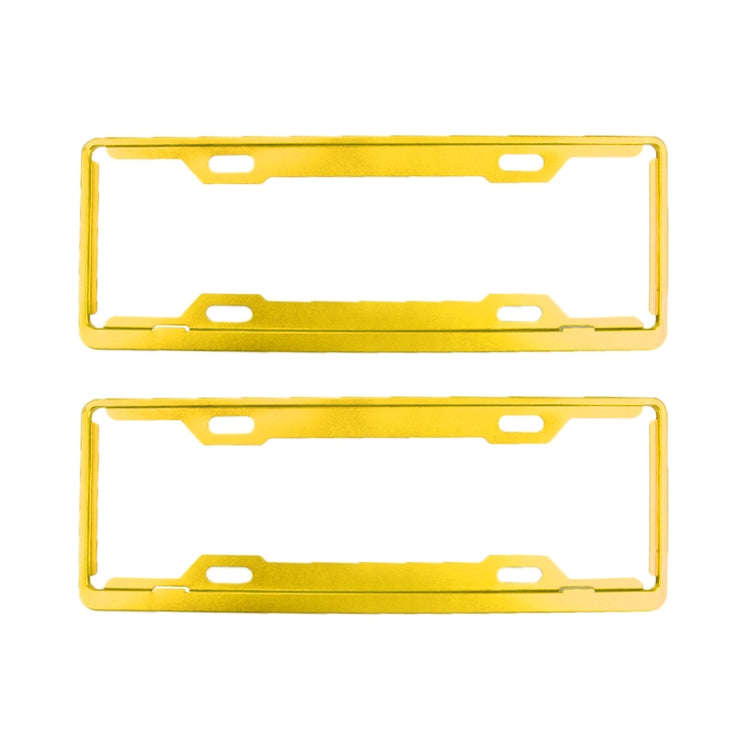 2 PCS Car License Plate Frames Car Styling License Plate Frame Aluminum Alloy Universal License P...