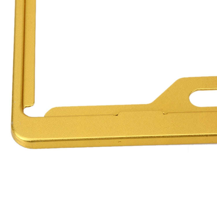 2 PCS Car License Plate Frames Car Styling License Plate Frame Aluminum Alloy Universal License P...