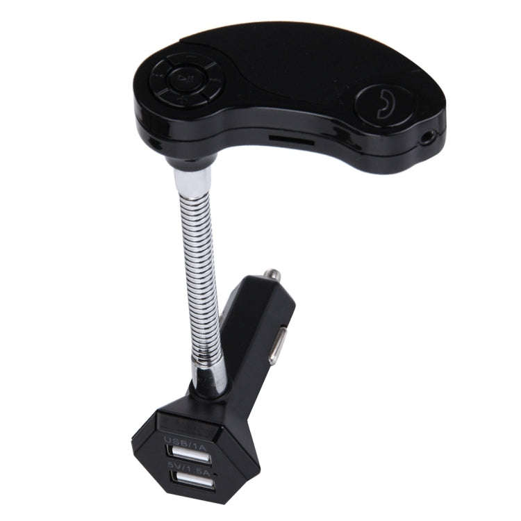 GT86 Dual USB Charger Car Bluetooth FM Transmitter Kit, Support LCD Display / TF Card Music Play ...