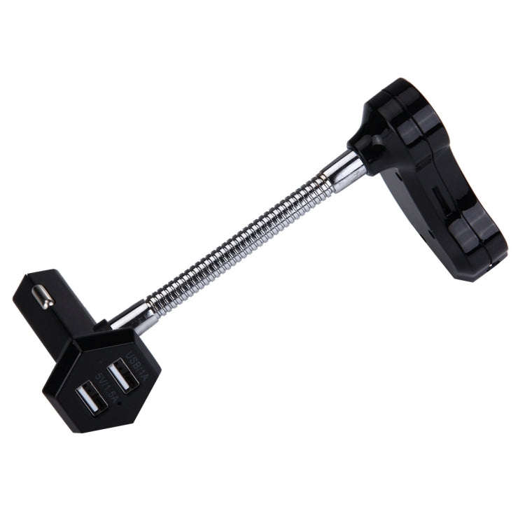 GT86 Dual USB Charger Car Bluetooth FM Transmitter Kit, Support LCD Display / TF Card Music Play ...