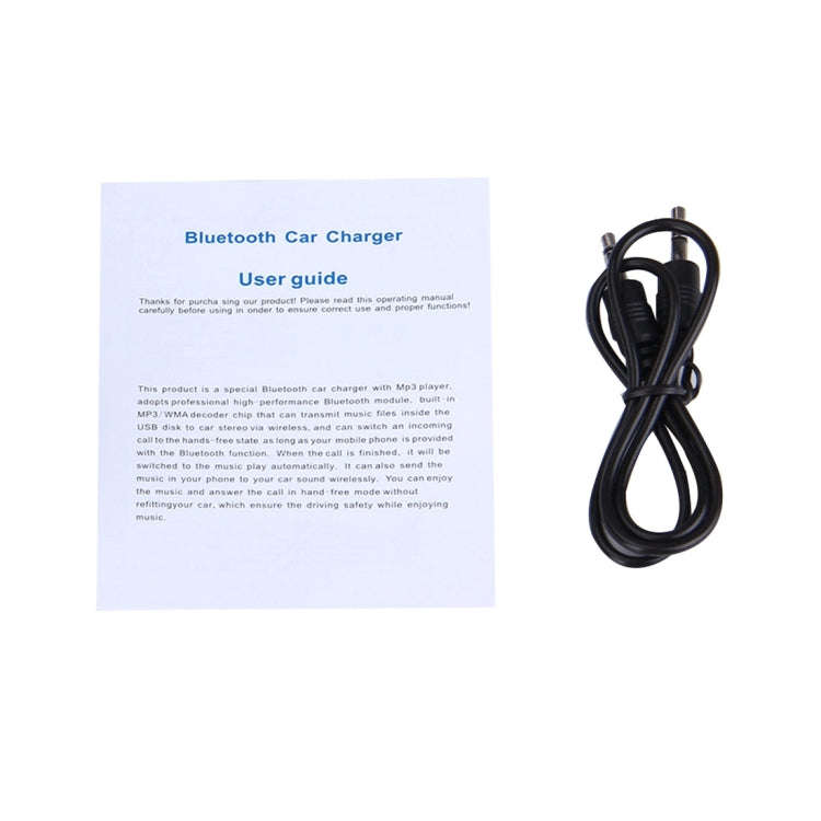 GT86 Dual USB Charger Car Bluetooth FM Transmitter Kit, Support LCD Display / TF Card Music Play ...