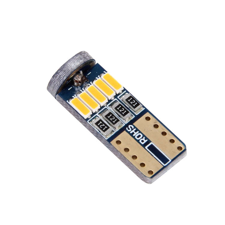 2 PCS DC 12V 2W 240LM 5500K T10-4014-15SMD Car Width Lamp Clearance Light Parking Lights(Amber Li...