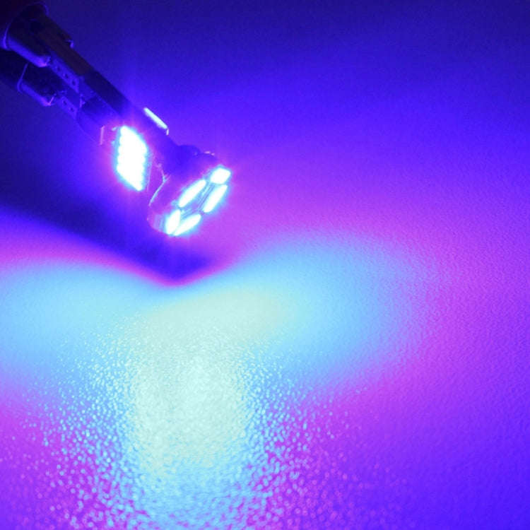 2 PCS DC 12V 2W 240LM 5500K T10-4014-15SMD Car Width Lamp Clearance Light Parking LightsBlue L...