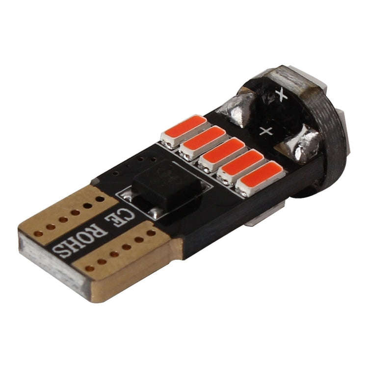 2 PCS DC 12V 2W 240LM 5500K T10-4014-15SMD Car Width Lamp Clearance Light Parking LightsRed Li...