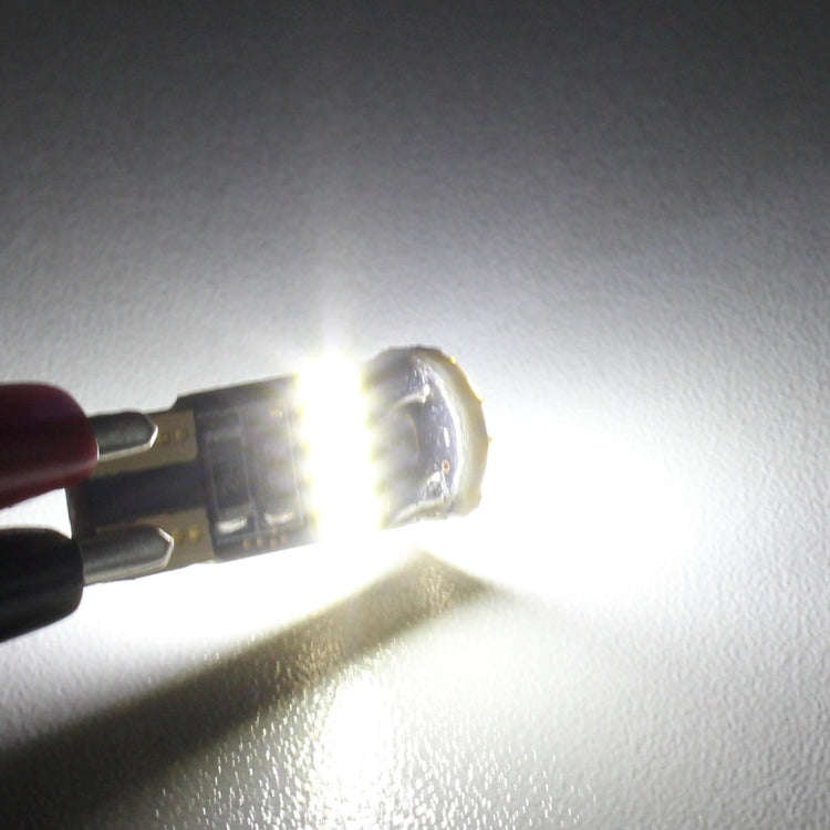 2 PCS DC 12V 2W 240LM 5500K T10-4014-15SMD Car Width Lamp Clearance Light Parking Lights(White Li...
