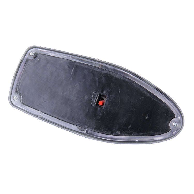 Solar Colorful Light Anti Collision Shark Fin Car Taillight LED Flash Warning Light Caution Light...