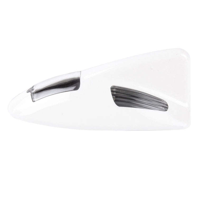 Solar Colorful Light Anti Collision Shark Fin Car Taillight LED Flash Warning Light Caution Light...