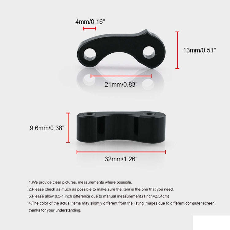 OT243 2 PCS Aluminum Alloy Window Latch Hinge Pivot for 95-04 Tacoma 00-06 Tundra Rear Quarter BL