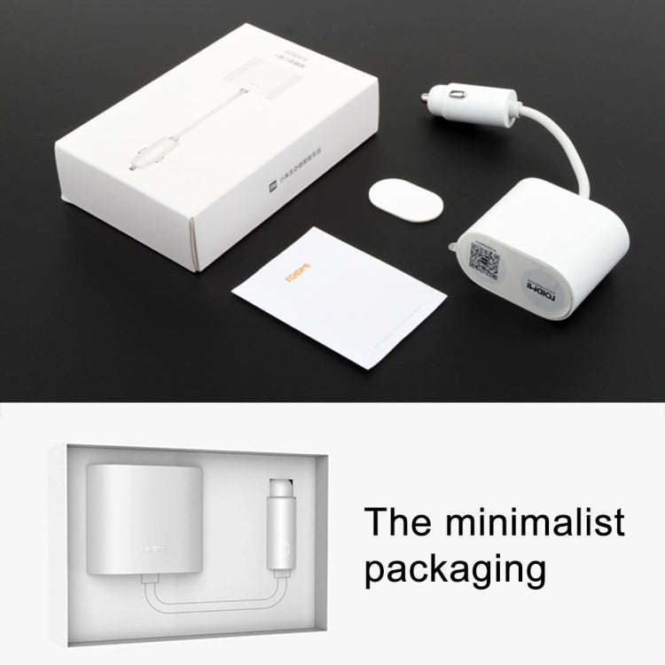 Original Xiaomi Youpin ROIDMI 2 in 1 120W 10A Car Cigarette Lighter + Dual USB Port Quick Charge ...