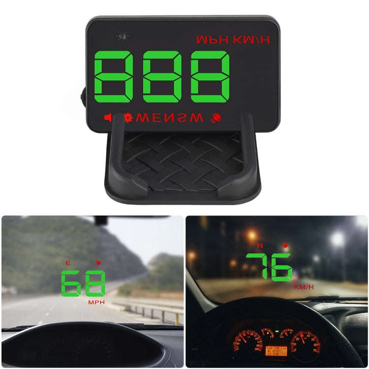 Geyiren A5 HUD 3.5 inch Car Head Up Display with GPS System, Two Mode Display, Light Sensors, KM/...