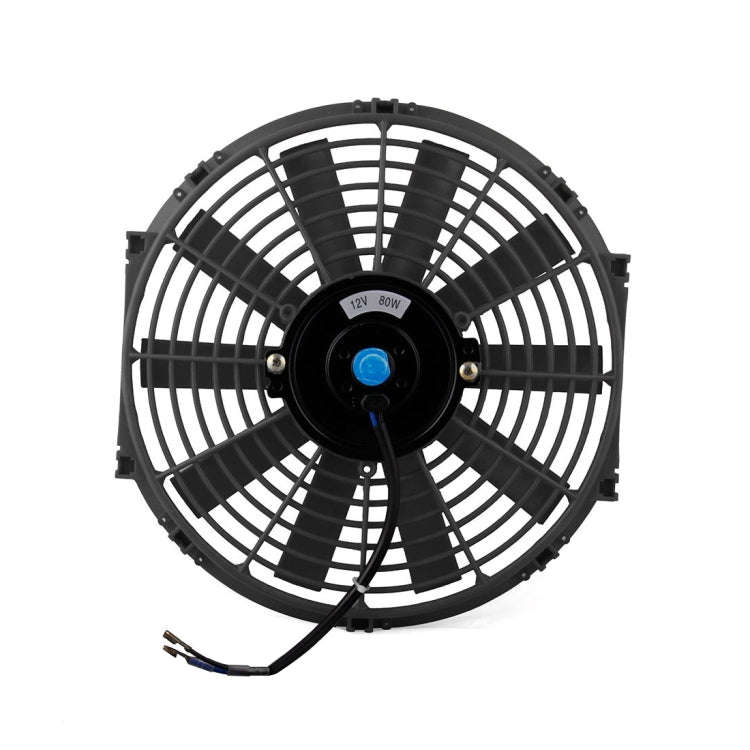 12V 80W 12 inch Car Cooling Fan High-power Modified Tank Fan Cooling Fan Powerful Auto Fan Mini A...