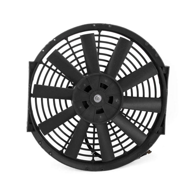 12V 80W 12 inch Car Cooling Fan High-power Modified Tank Fan Cooling Fan Powerful Auto Fan Mini A...