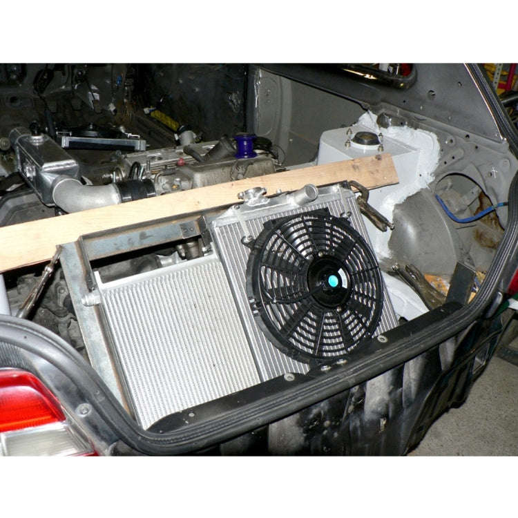 12V 80W 12 inch Car Cooling Fan High-power Modified Tank Fan Cooling Fan Powerful Auto Fan Mini A...