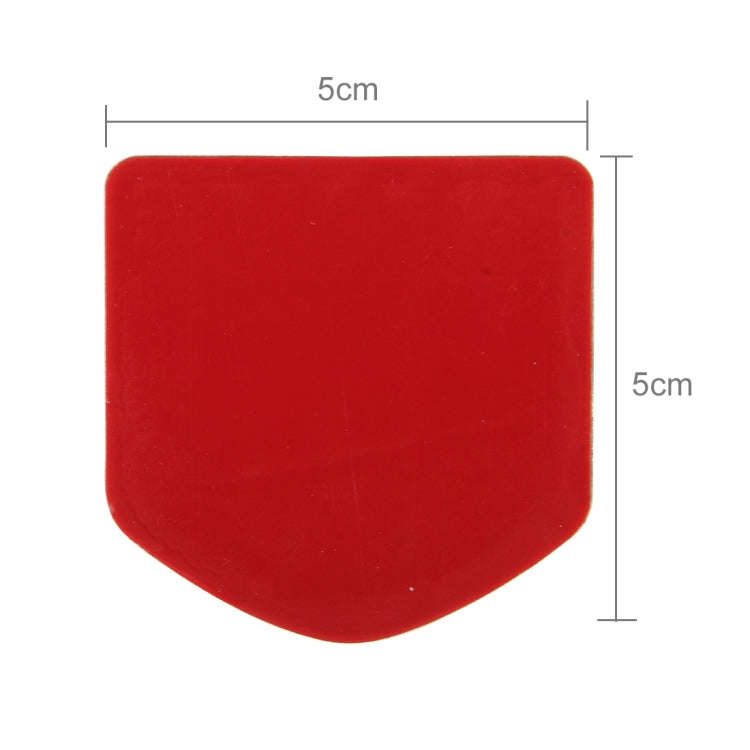 Shield Shape Metal Car Badge Decorative Sticker, Size: Small(French Flag)