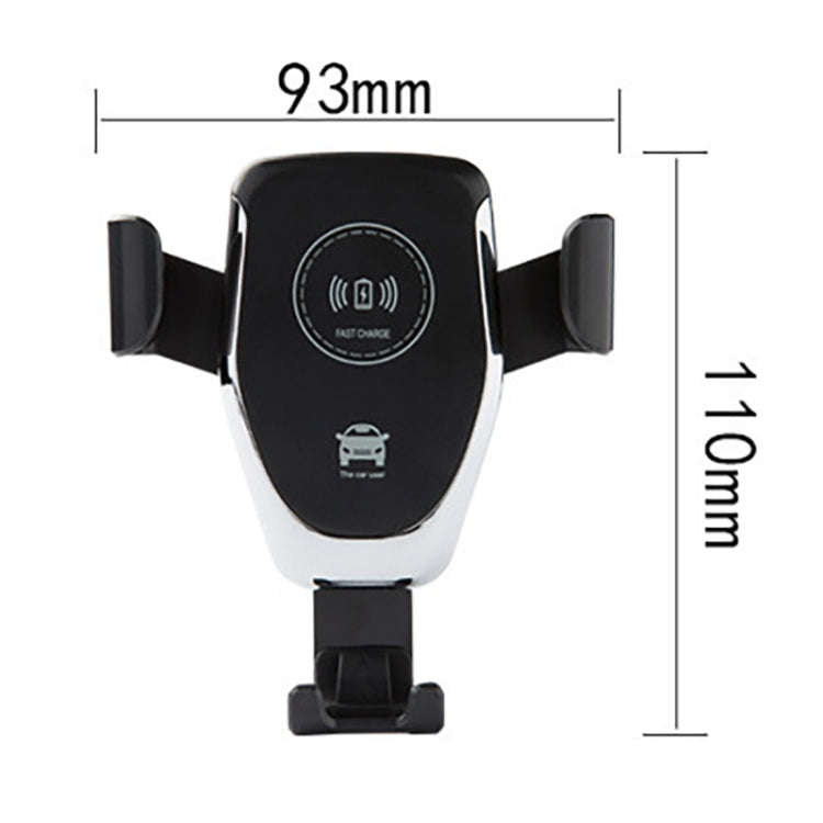 Car Air Outlet Bracket Wireless Charger Qi Standard Wireless Charger(White)