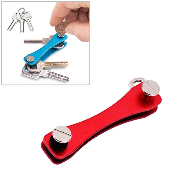Portable Metal Key Storage Clip(Red)