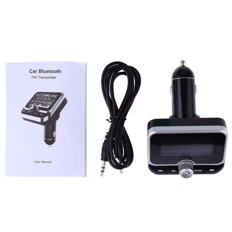 BC32 Dual USB Charging Bluetooth Hand-free Car Charger FM Transmitter MP3 Music Player Car Kit, S...