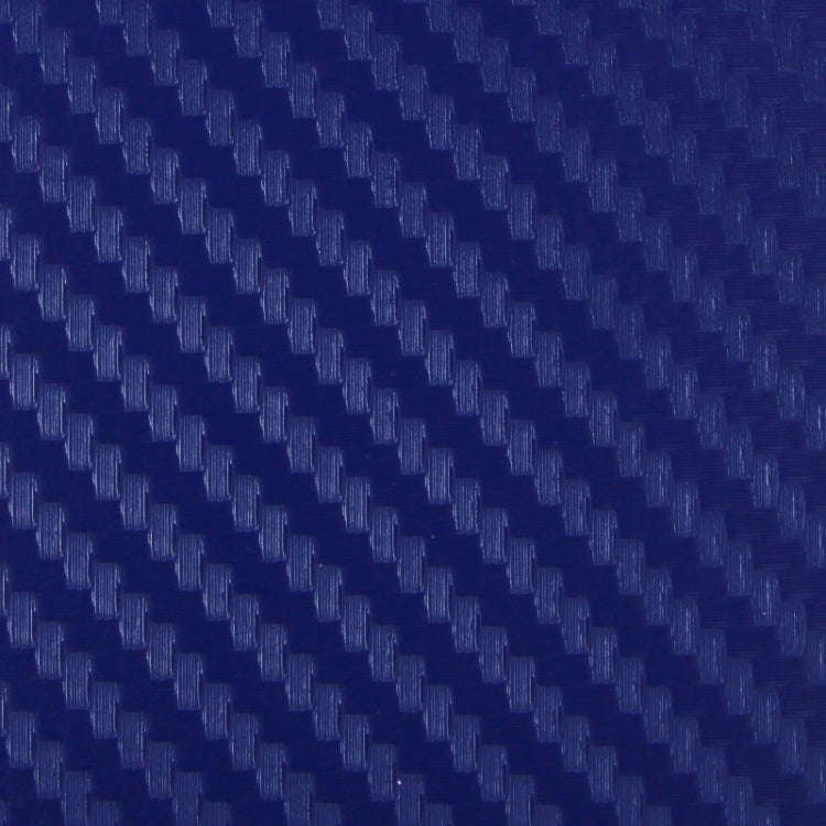 Car Decorative 3D Carbon Fiber PVC Sticker, Size: 152cm x 50cm(Blue)
