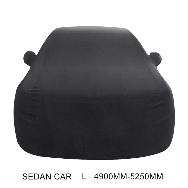 Anti-Dust Anti-UV Heat-insulating Elastic Force Cotton Car Cover for Sedan Car, Size: L, 4.9m~5.2...
