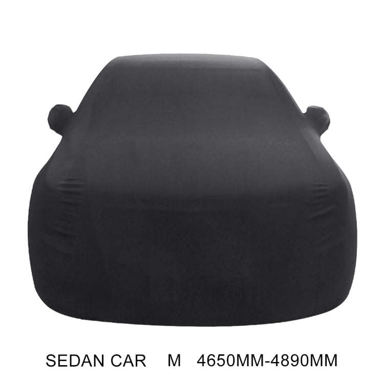 Anti-Dust Anti-UV Heat-insulating Elastic Force Cotton Car Cover for Sedan Car, Size: M, 4.65m~4....