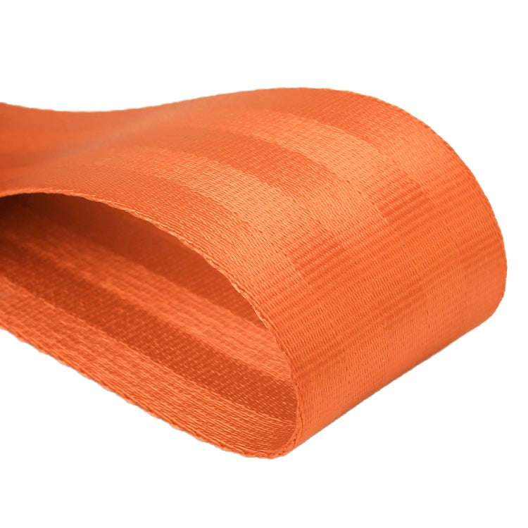 Car Modified Polyester Seat Belt Harness Racing Safety Seat Belt, Length: 3.6m (Orange)