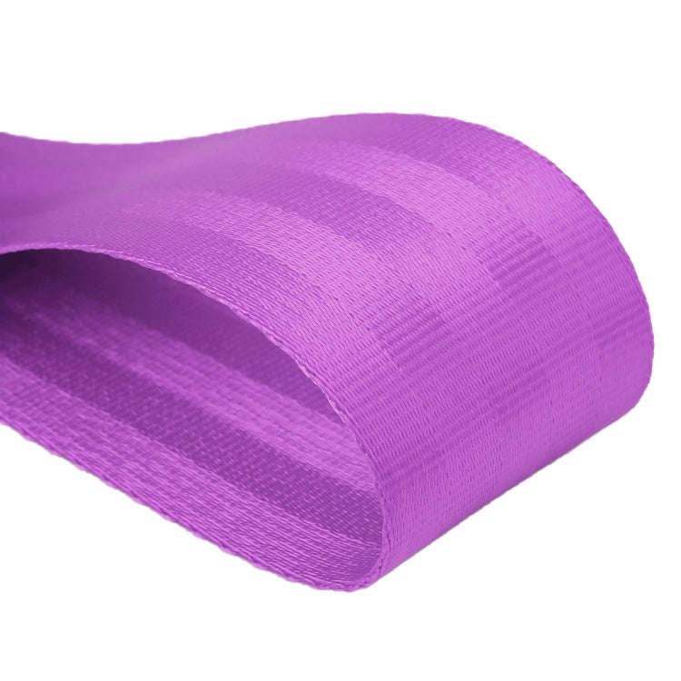 Car Modified Polyester Seat Belt Harness Racing Safety Seat Belt, Length: 3.6m (Purple)