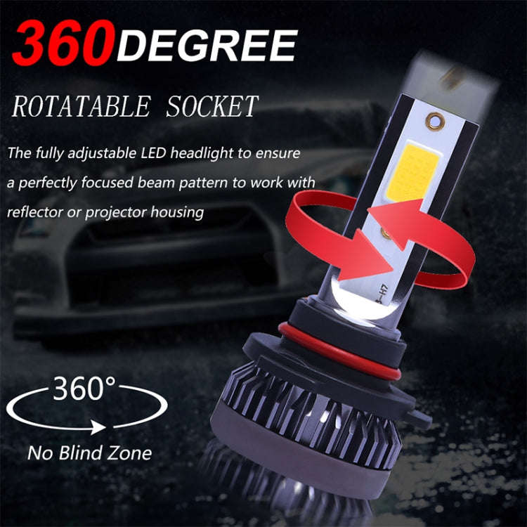 2 PCS 9005 DC9-36V / 36W / 3000K / 6000LM IP68 Car / Motorcycle Mini COB LED Headlight Lamps / Fo...