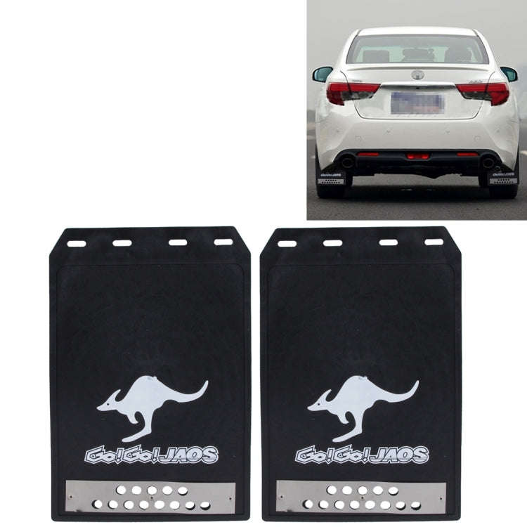 2 PCS WS-003 Premium Heavy Duty Molded Splash Mud Flaps Auto Front and Rear Guards, Small Size, R...