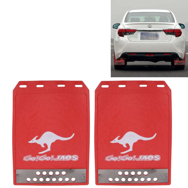 2 PCS WS-003 Premium Heavy Duty Molded Splash Mud Flaps Auto Front and Rear Guards, Small Size, R...